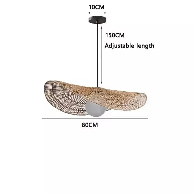 B-80CM Suspension en corde de chanvre