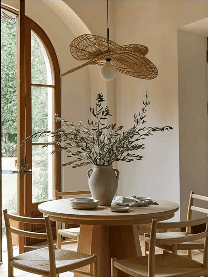 Suspension en corde de chanvre