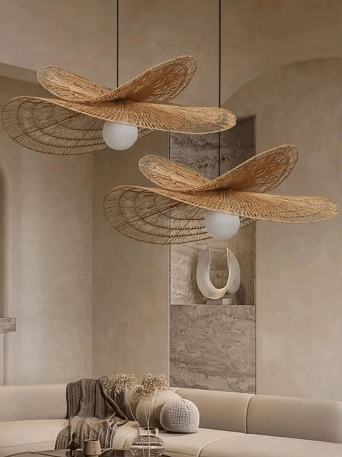 Suspension en corde de chanvre