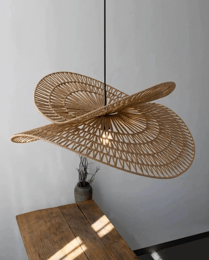 Suspension en corde de chanvre