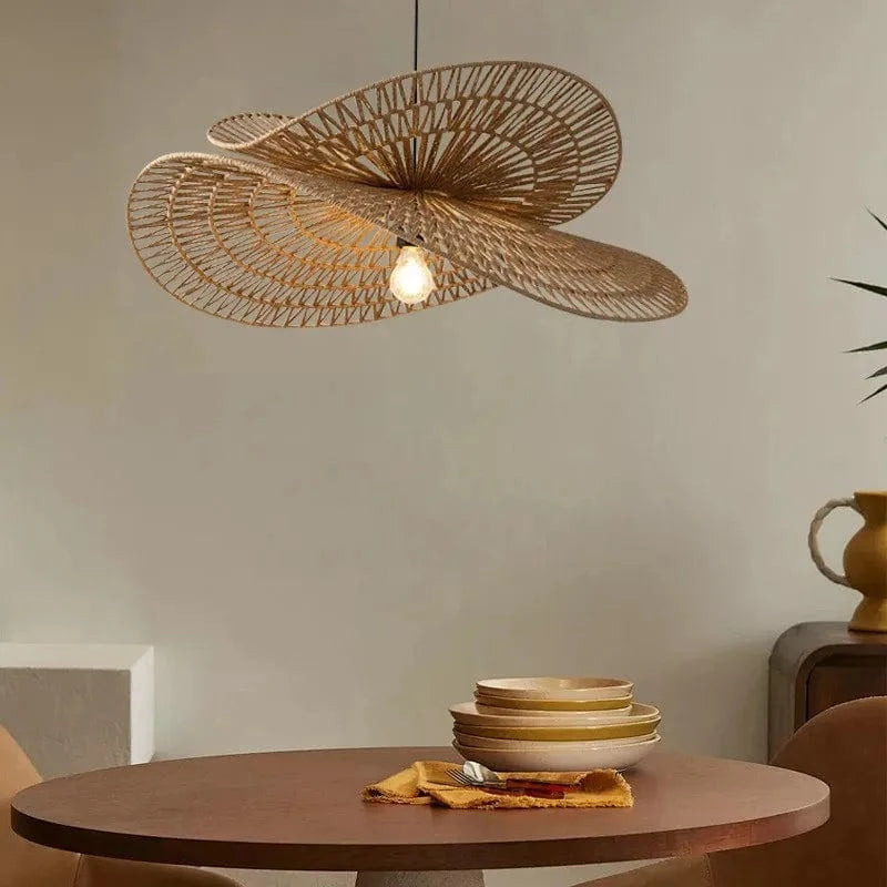 Suspension en corde de chanvre