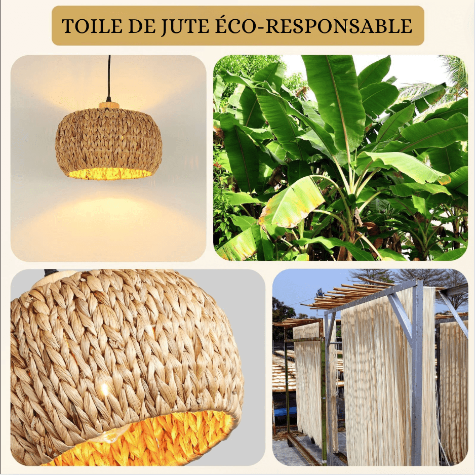 Suspension en jute