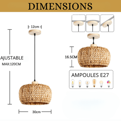 Suspension en jute