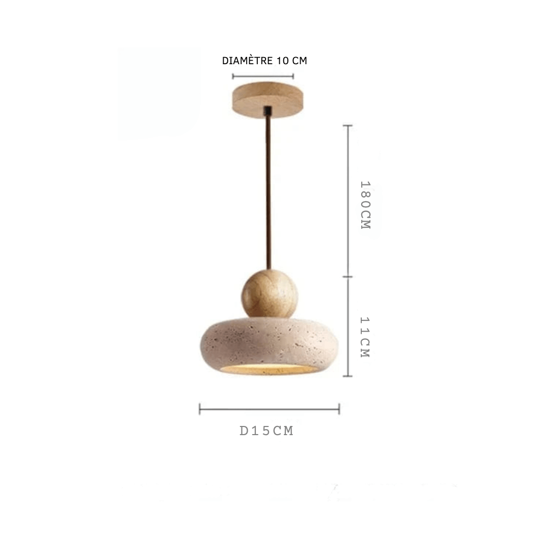 BAMBOU Suspension en pierre naturelle