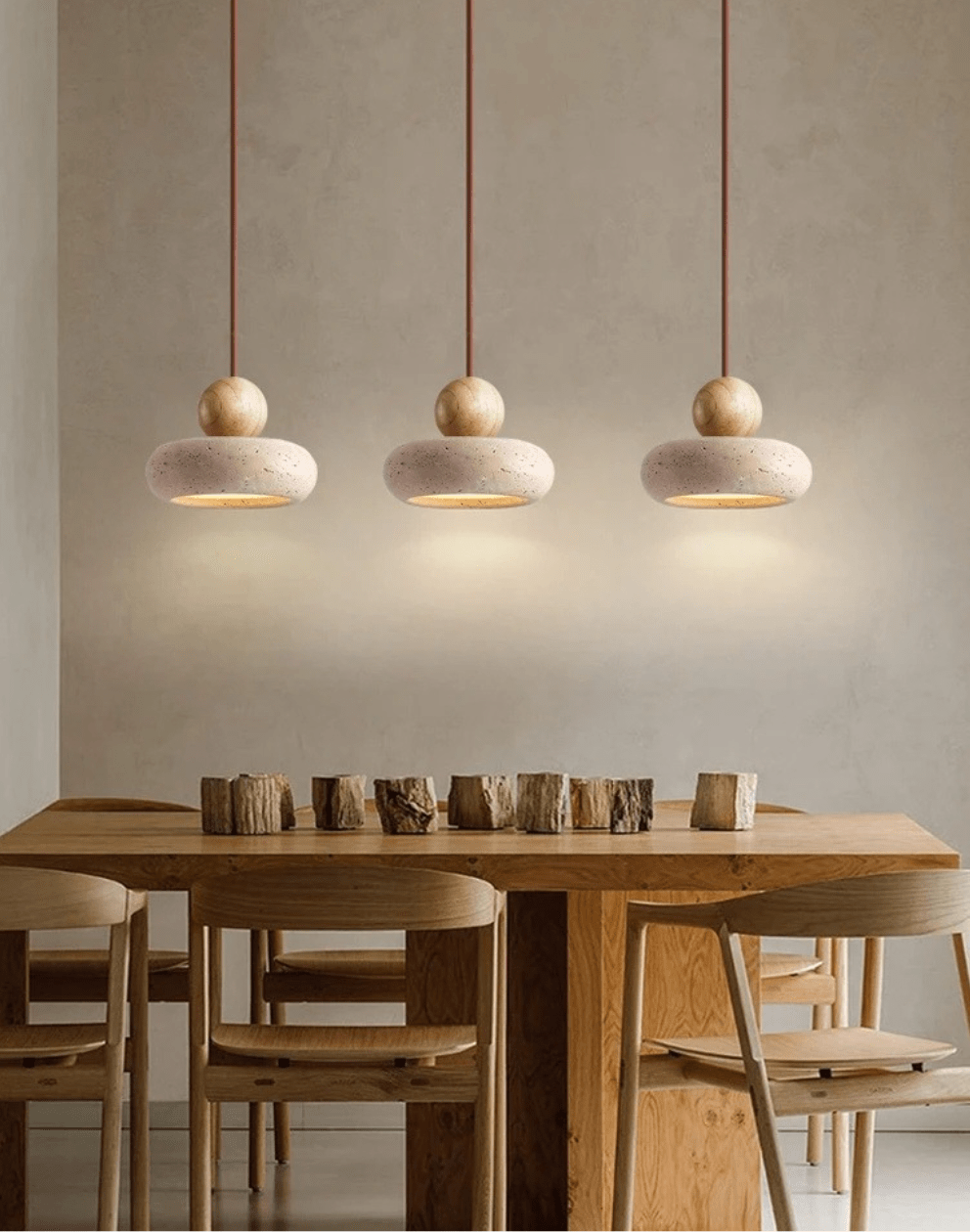 Suspension en pierre naturelle