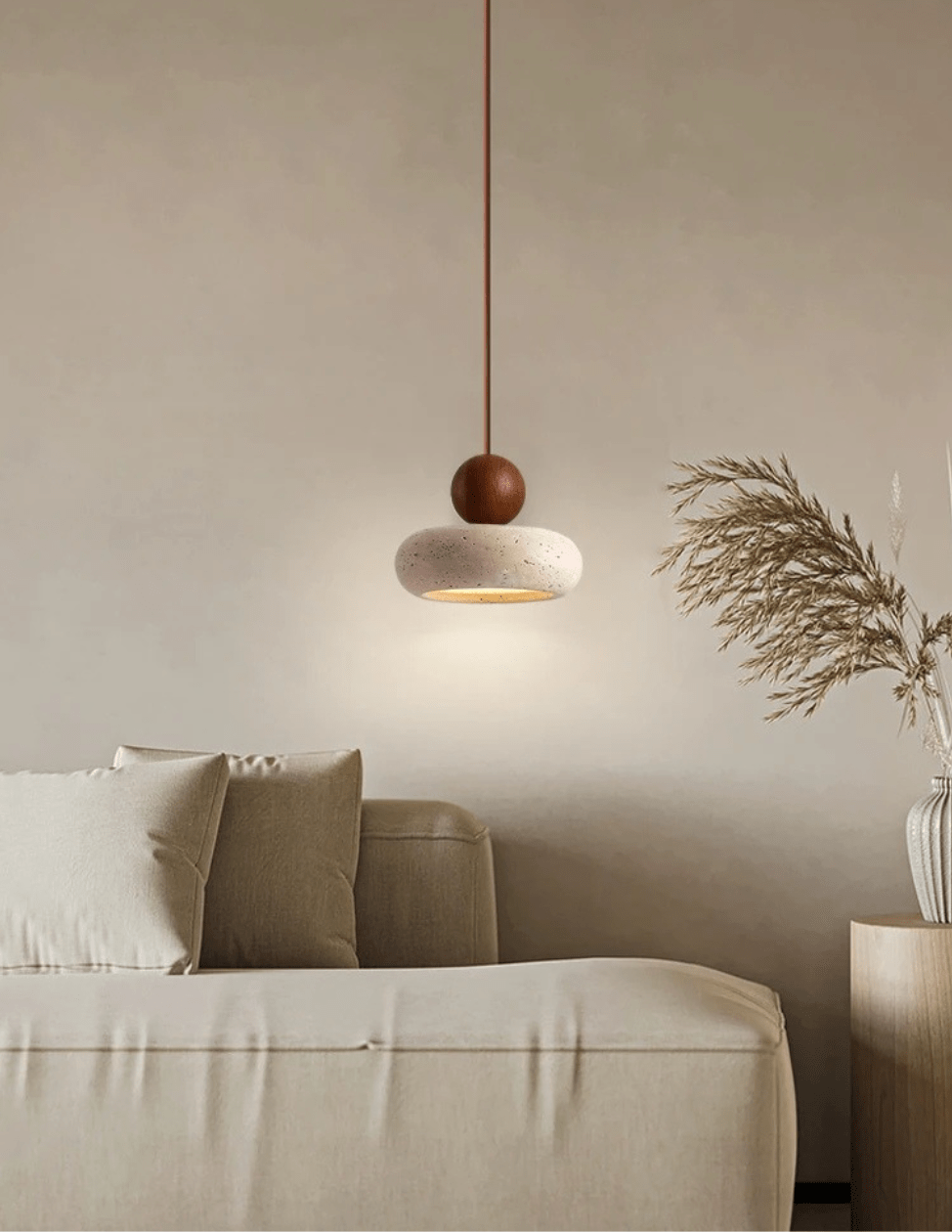 Suspension en pierre naturelle