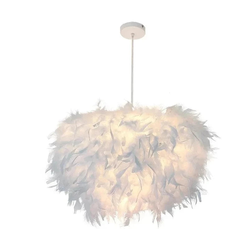 Suspension en plume d'oie