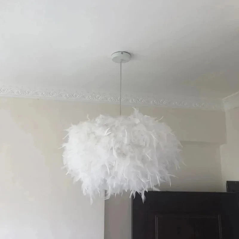 Suspension en plume d'oie