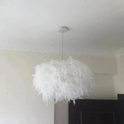Suspension en plume d'oie
