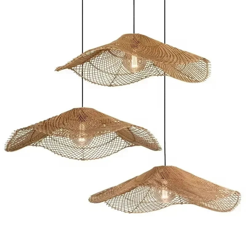 Suspension en rotin | Paillage