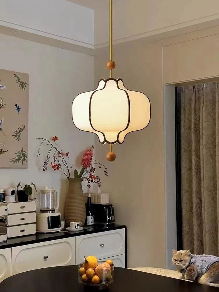 Suspension en tissu asiatique style ancien