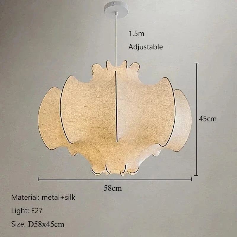 D58CM / white light Suspension en tissu | Bat of the night