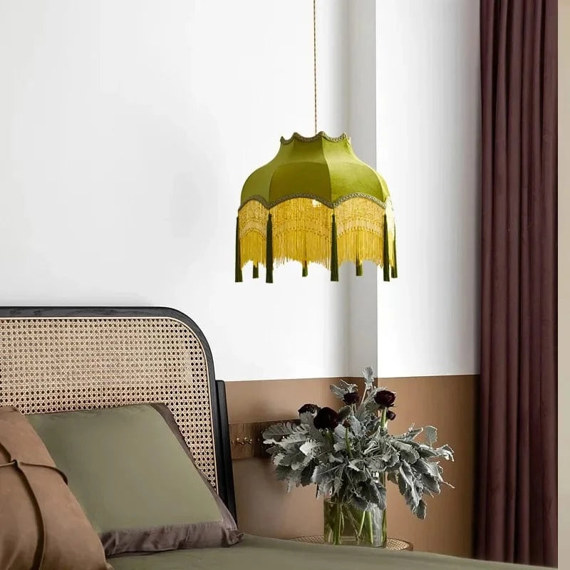 Suspension en tissu classique chic