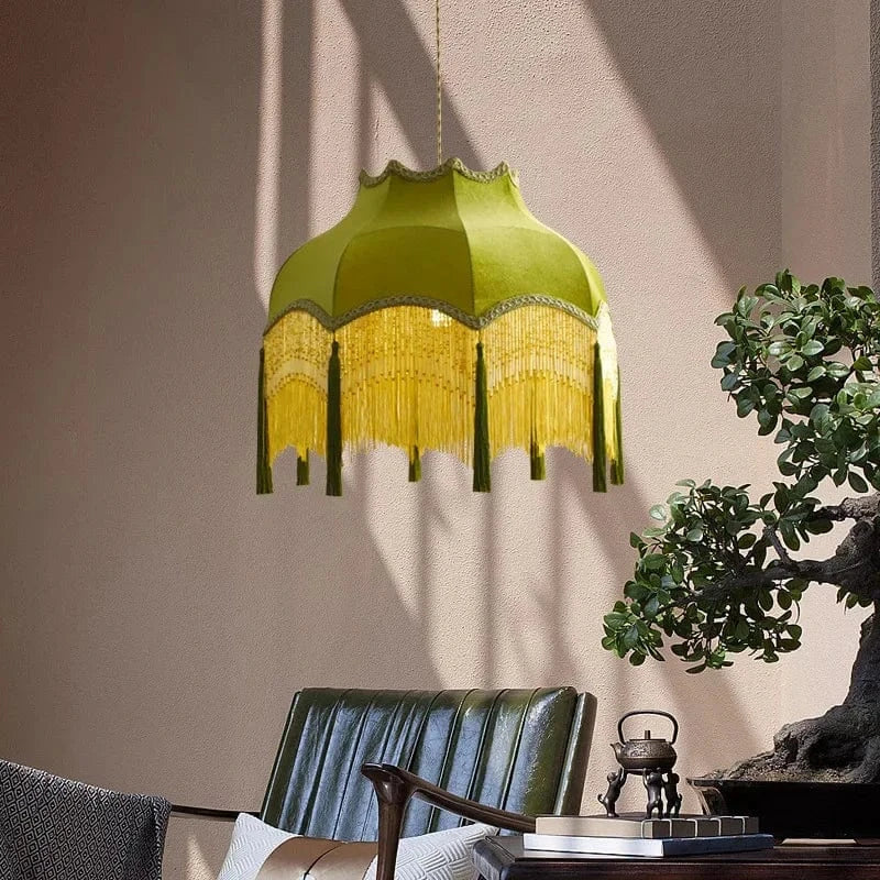 Suspension en tissu classique chic