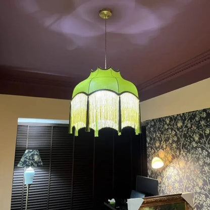 Suspension en tissu classique chic