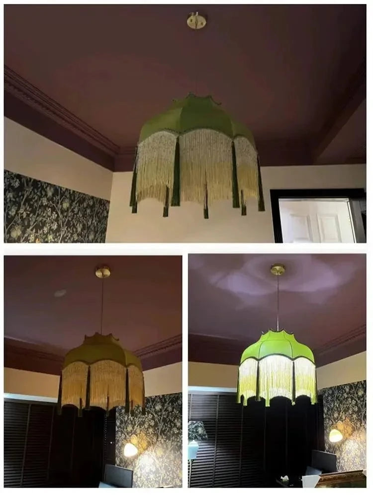 Suspension en tissu classique chic