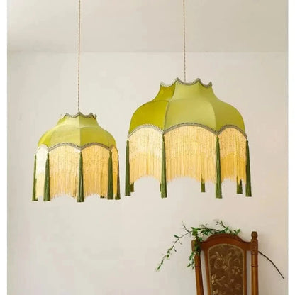 Suspension en tissu classique chic