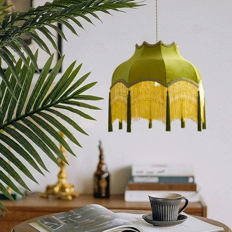 Suspension en tissu classique chic