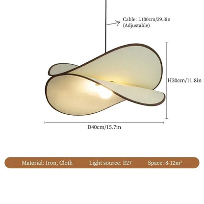 D40 / neutral light 4500K Suspension en tissu design aérien