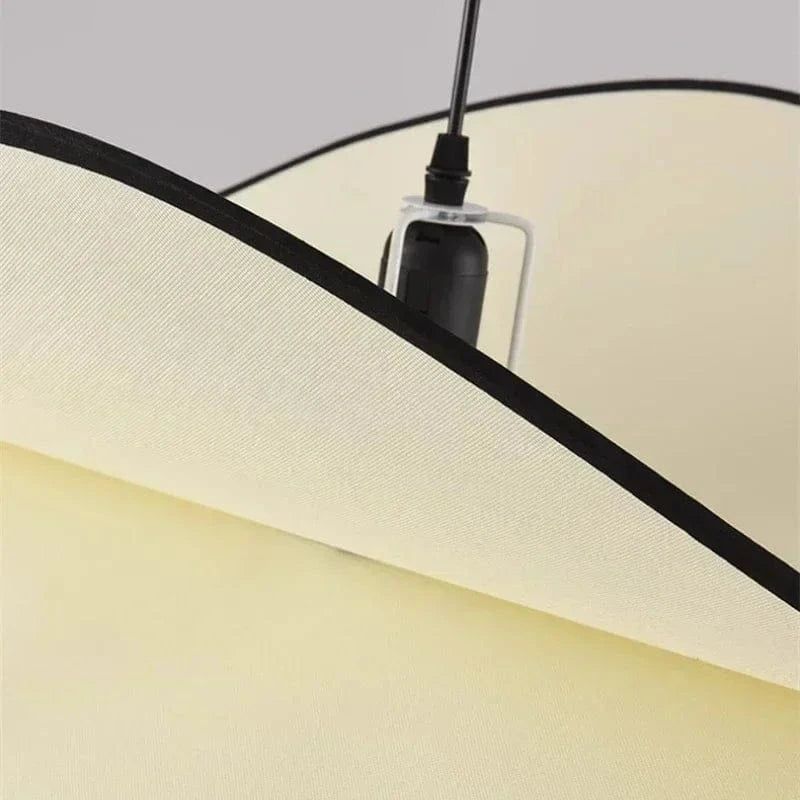 Suspension en tissu design aérien