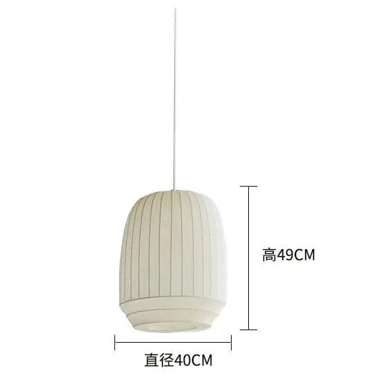 40X49CM / cold white 6000k Suspension en tissu |Douceur Wabi-Sabi