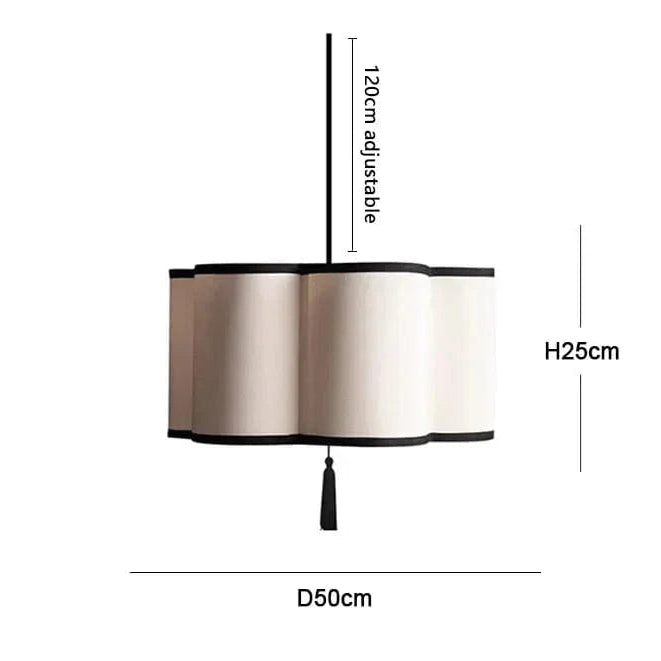 D50cm / Warm light Suspension en tissu | Flower