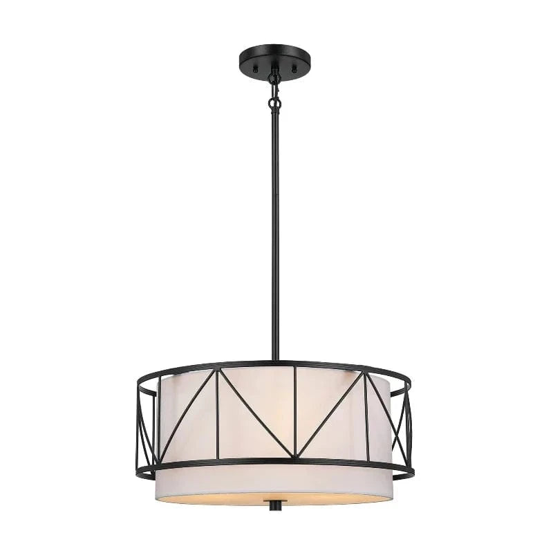 Suspension en tissu style classique Américain