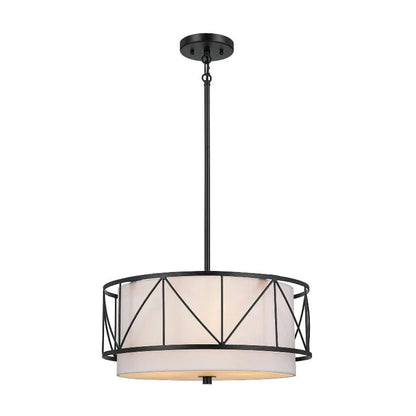 Suspension en tissu style classique Américain