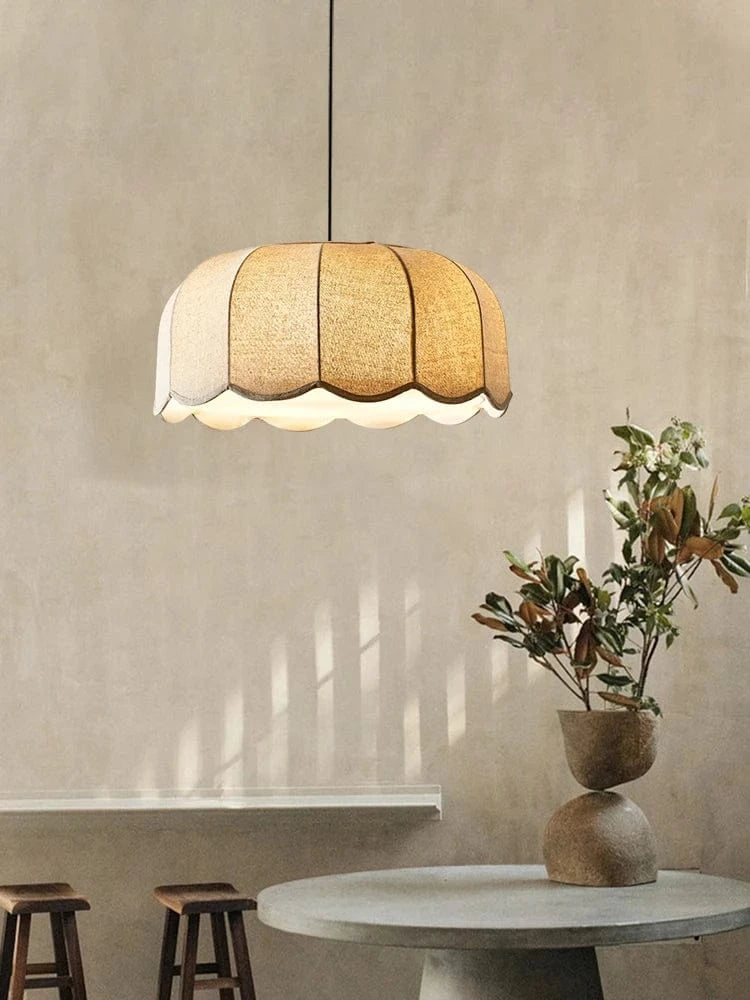 Suspension en tissu style classique