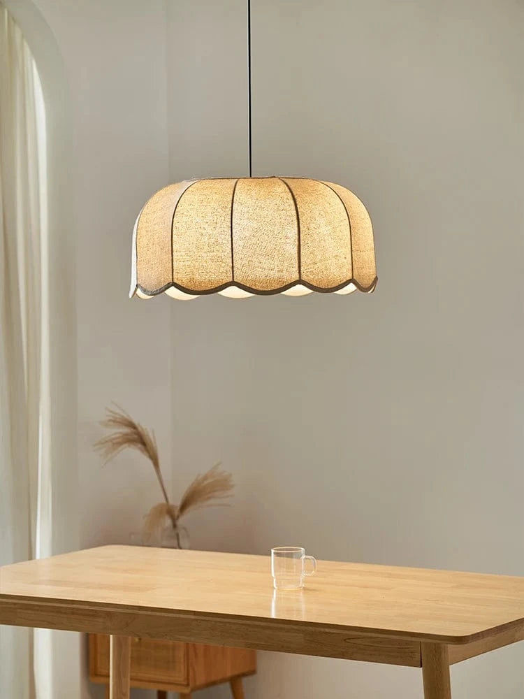 Suspension en tissu style classique