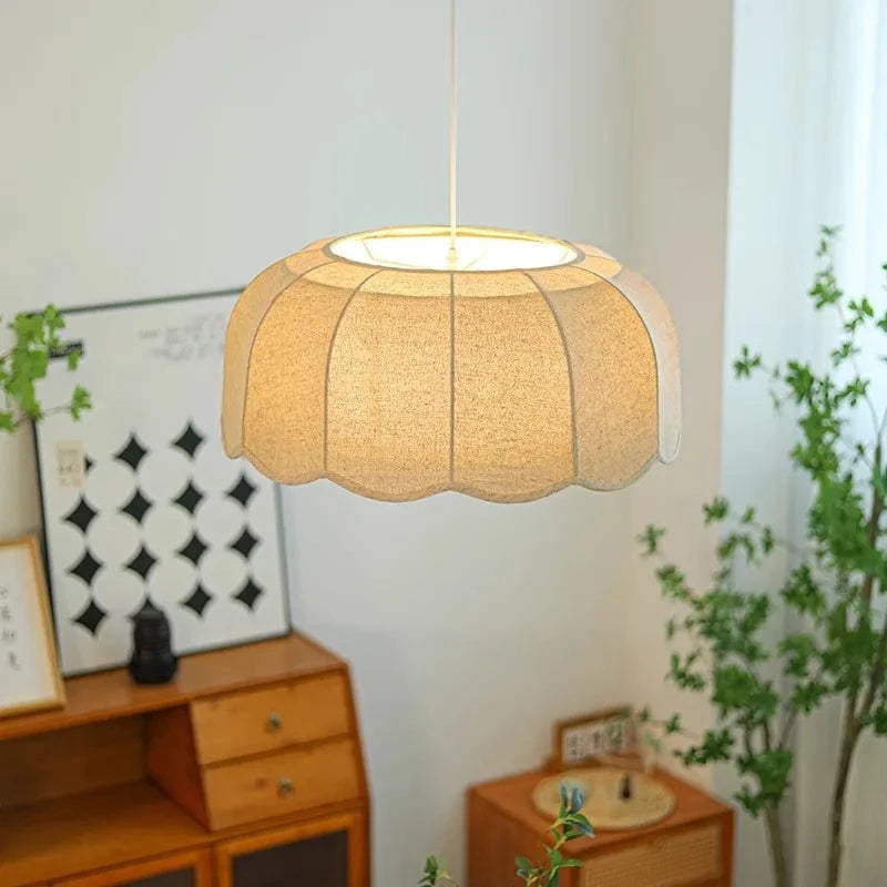 Suspension en tissu style classique