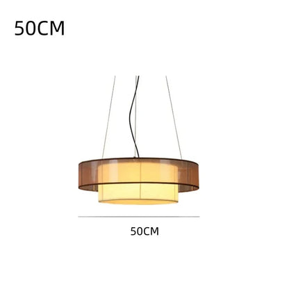 D50cm B / Cold light Suspension en tissu superposé