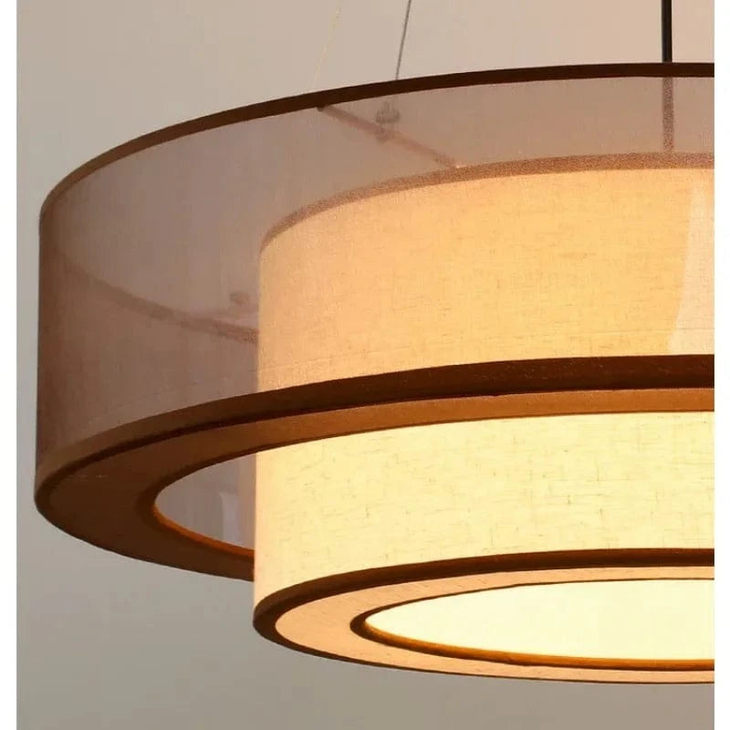 Suspension en tissu superposé