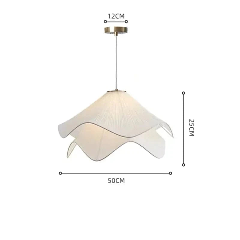 50 CM / TRICOLORE CONTRÔLE INTERRUPTEUR Suspension fleur blanche