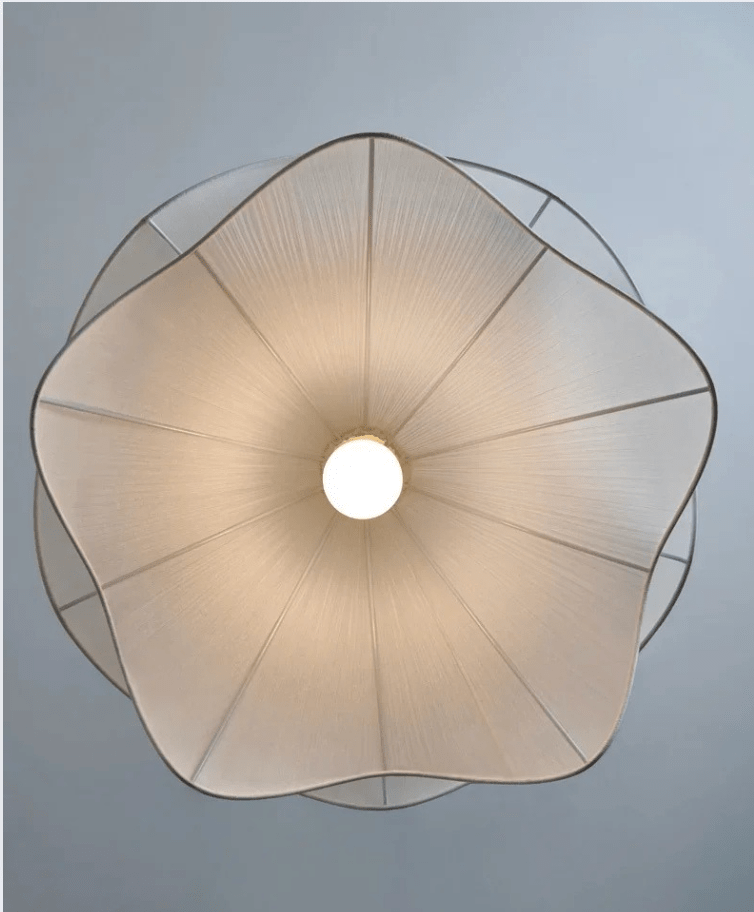 Suspension fleur blanche