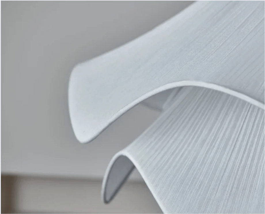 Suspension fleur blanche