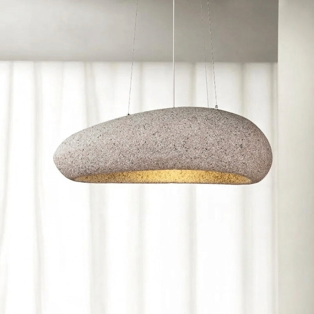 Suspension grand diamètre GRANITE ROUGE / 105 CM