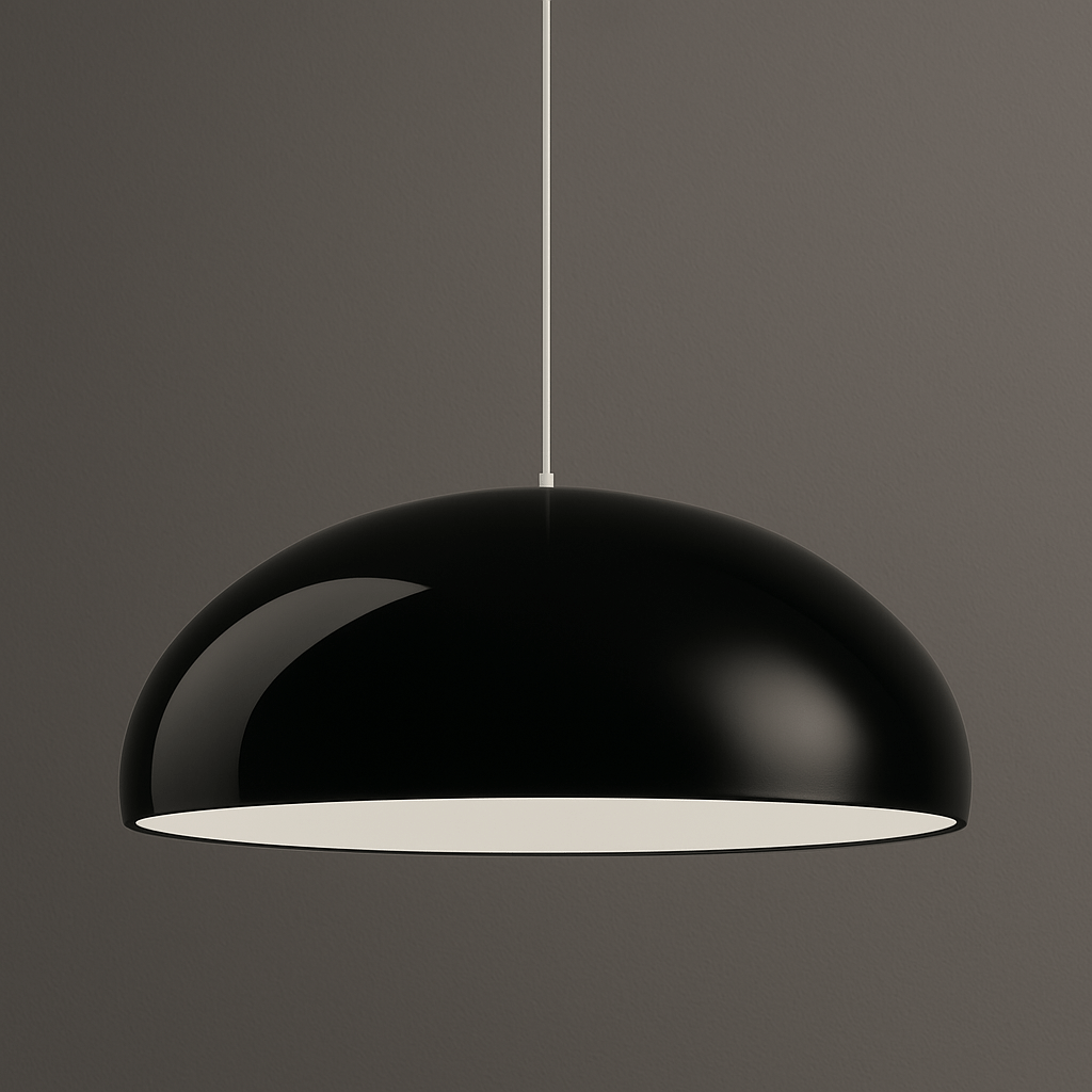 NOIR / DIAMÈTRE 30 CM Suspension italienne