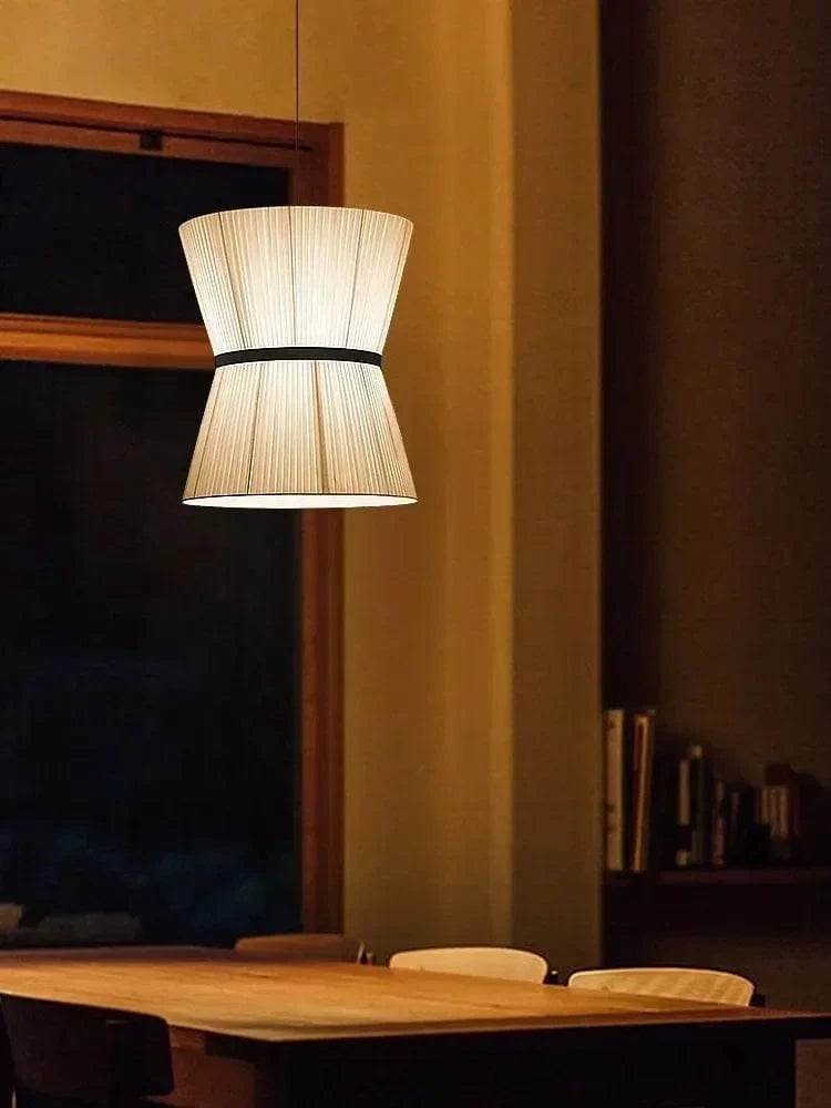 Suspension Japonaise en tissu design moderne