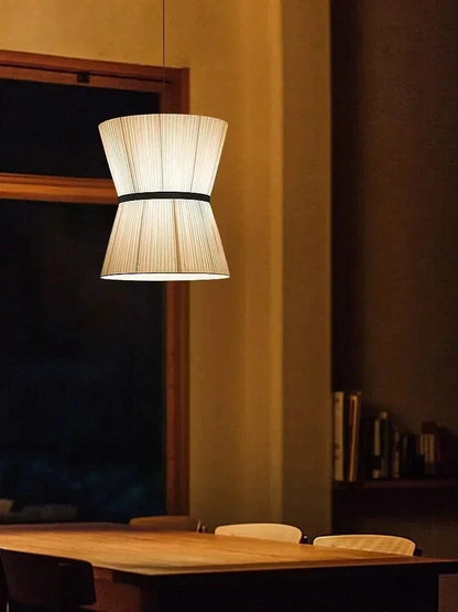 Suspension Japonaise en tissu design moderne