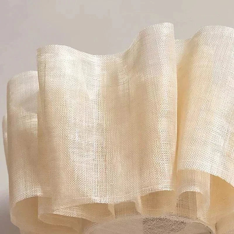 Suspension Japonaise en tissu fibre naturelle