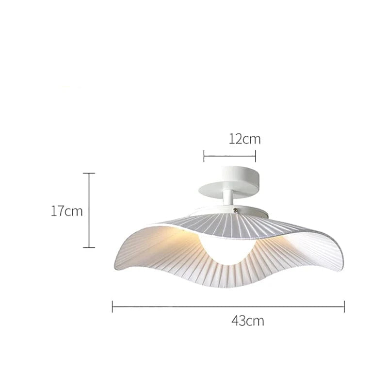 A 43CM / 110V / RC Dimming Suspension japonaise en tissu | Vertige