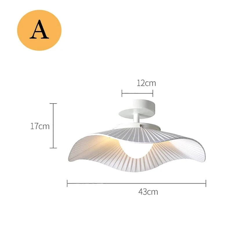 A 43CM / 110V / RC Dimming Suspension japonaise en tissu | Vertige
