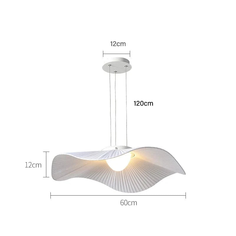 B 1 Layer 60cm / 110V / RC Dimming Suspension japonaise en tissu | Vertige