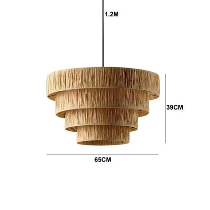 Style D D65cm Suspension japonaise tissu