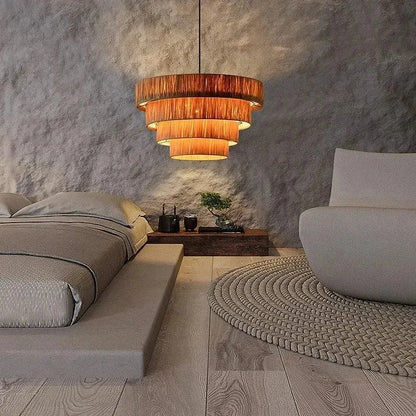 Suspension japonaise tissu