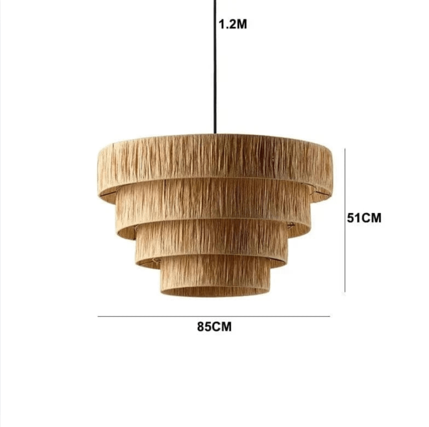 Suspension japonaise tissu