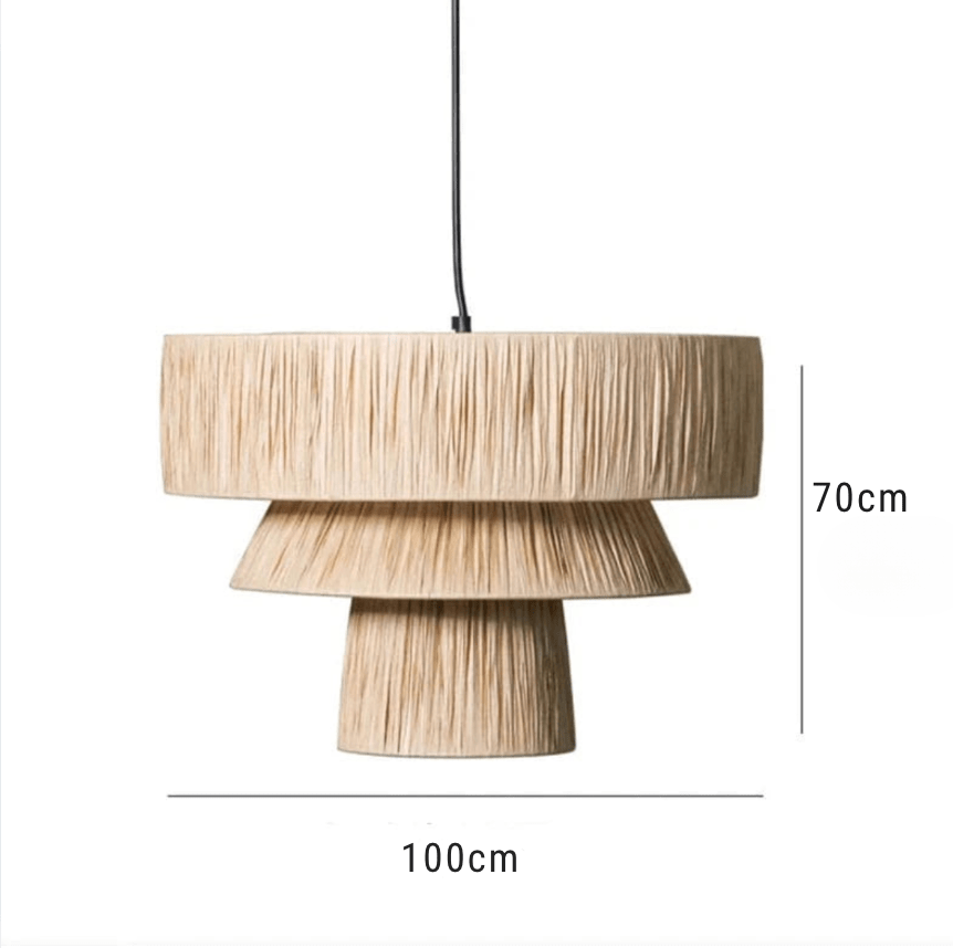Suspension japonaise tissu