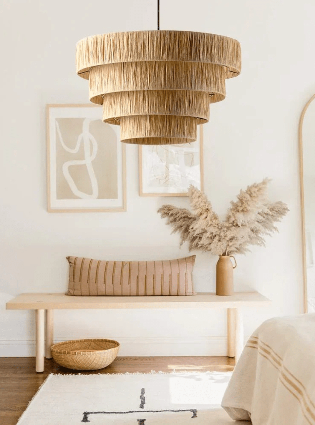 Suspension japonaise tissu