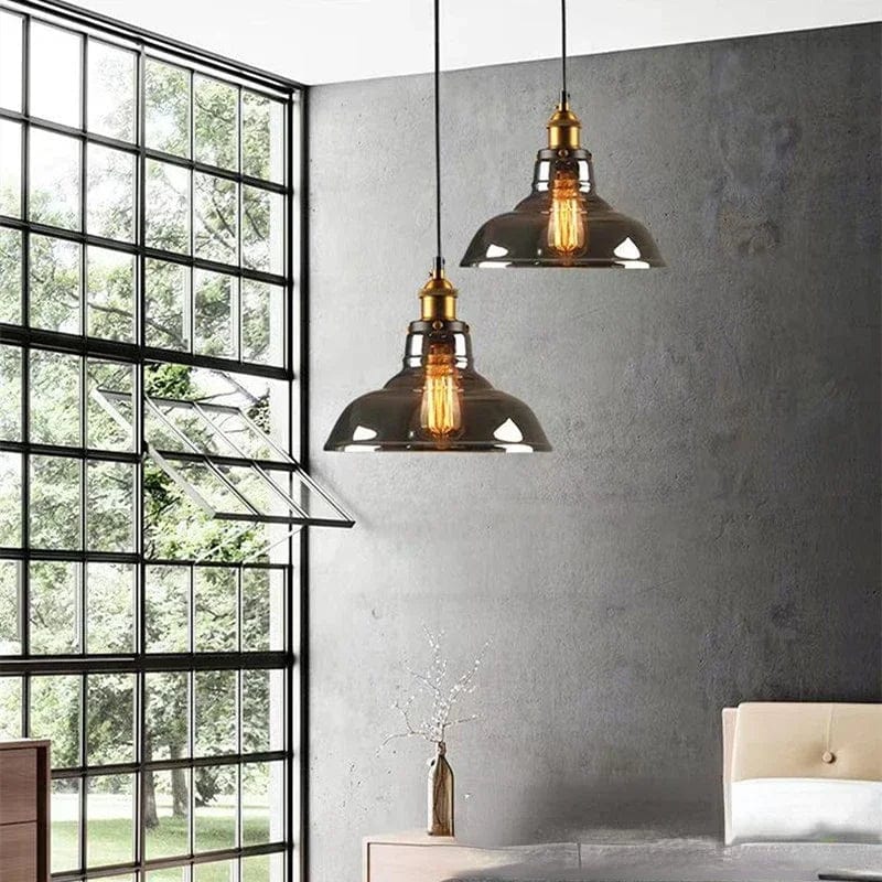 suspension laiton et verre